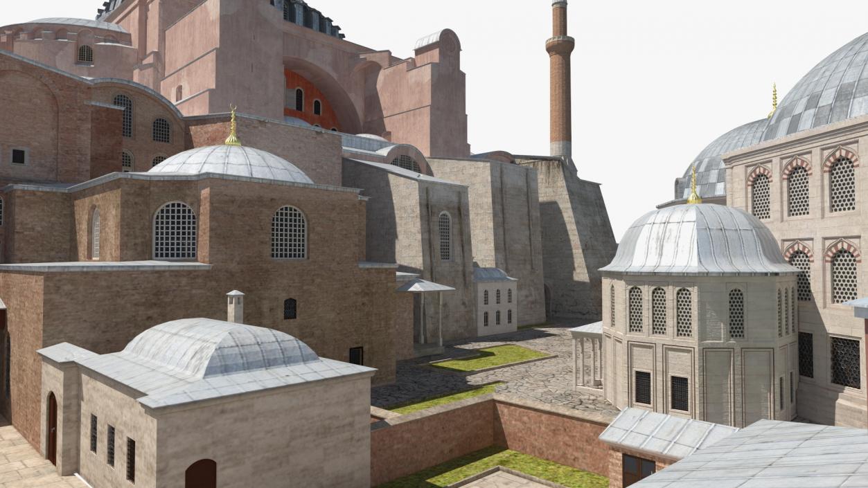 3D model Hagia Sophia Grand Mosque