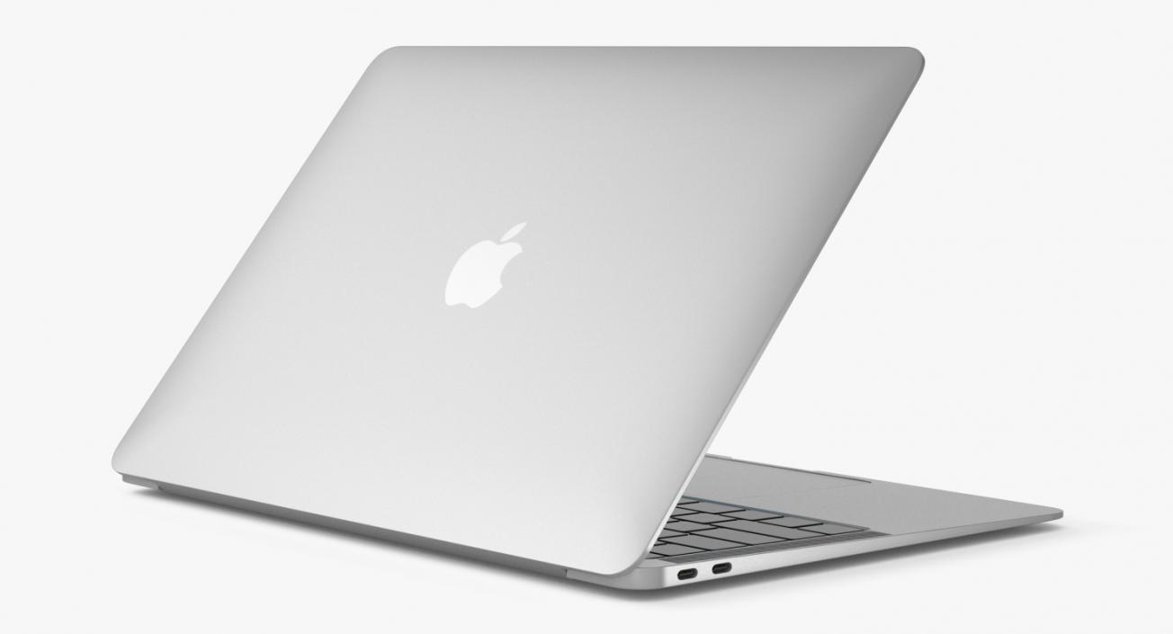 Apple MacBook Air Silver 13-inch 2018 3D