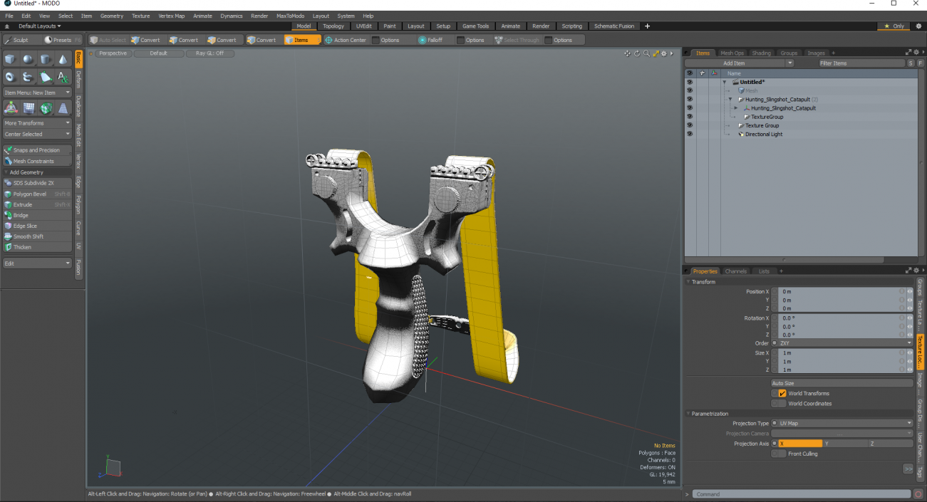 3D Hunting Slingshot Catapult