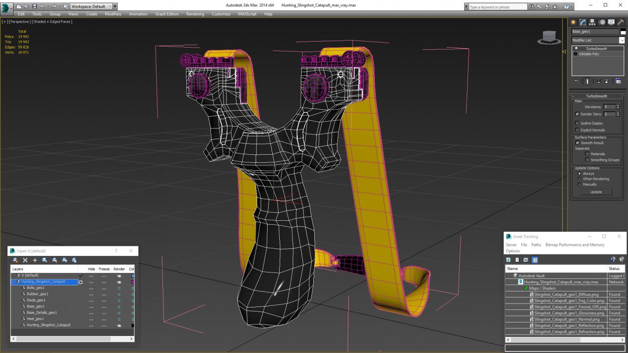 3D Hunting Slingshot Catapult