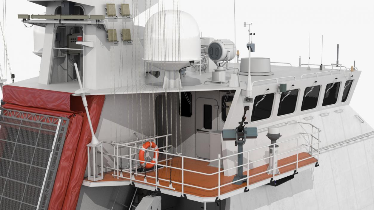 3D Coast Guard Ship 2 model