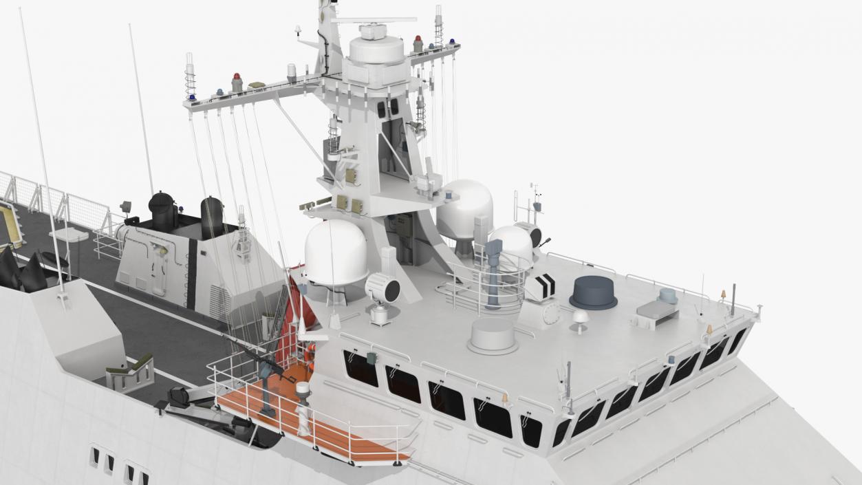 3D Coast Guard Ship 2 model