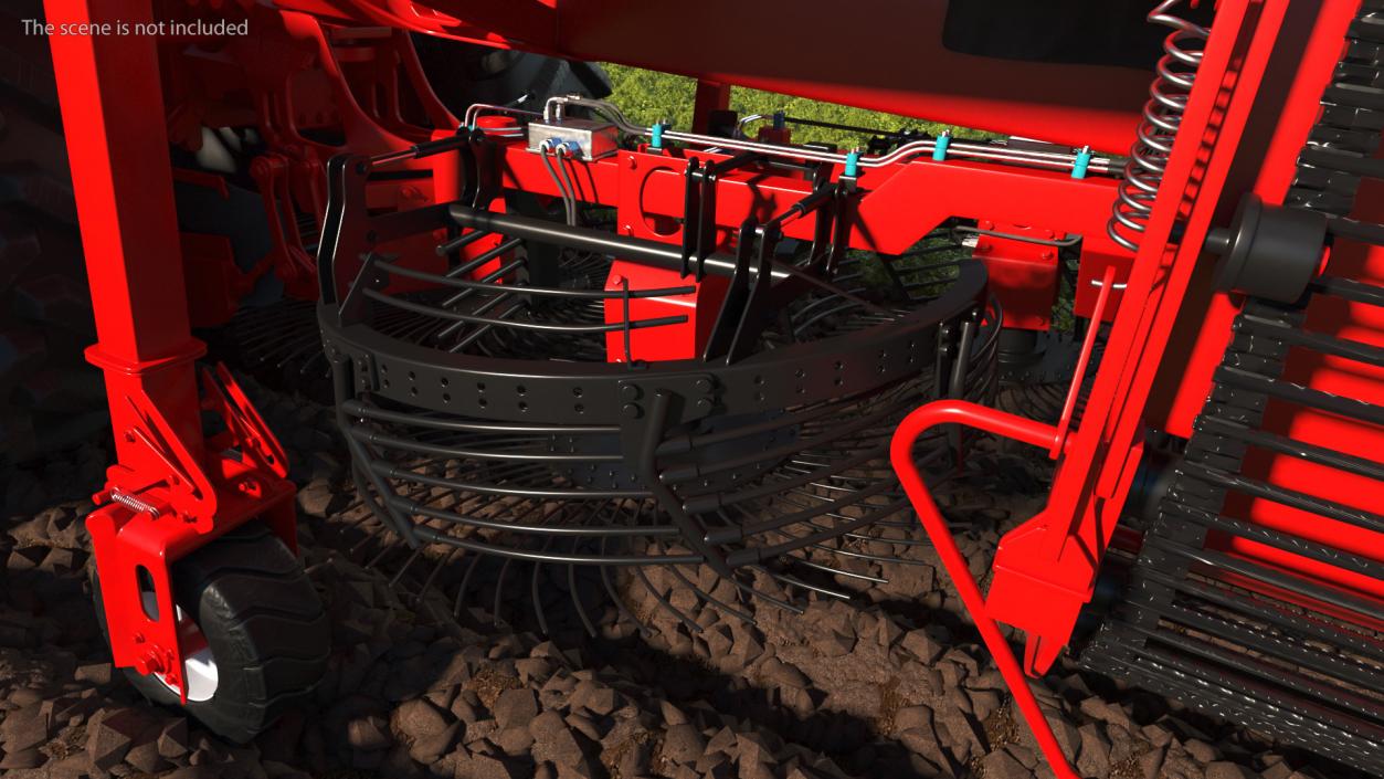 Beet Harvester HOLMER Terra Dos T4-30 Rigged 3D model