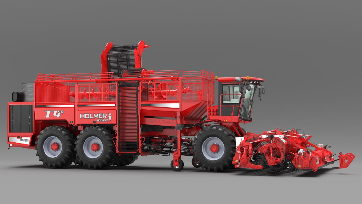 Beet Harvester HOLMER Terra Dos T4-30 Rigged 3D model