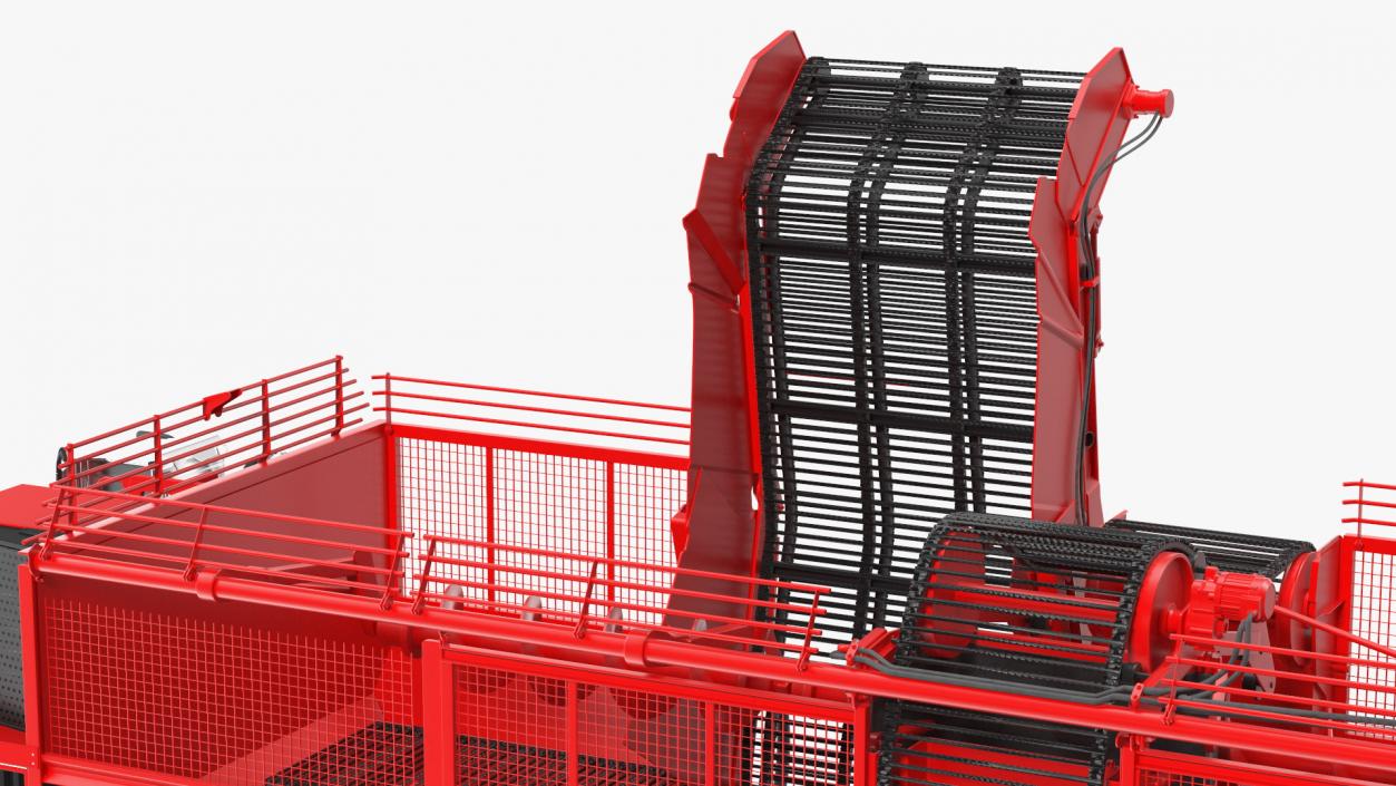 Beet Harvester HOLMER Terra Dos T4-30 Rigged 3D model