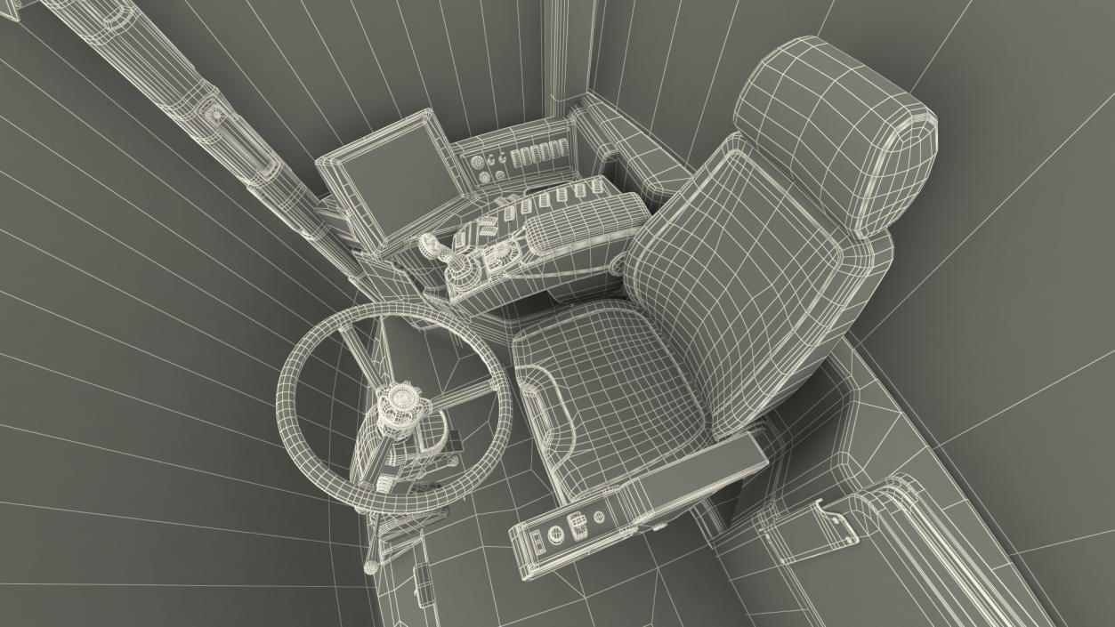 Beet Harvester HOLMER Terra Dos T4-30 Rigged 3D model