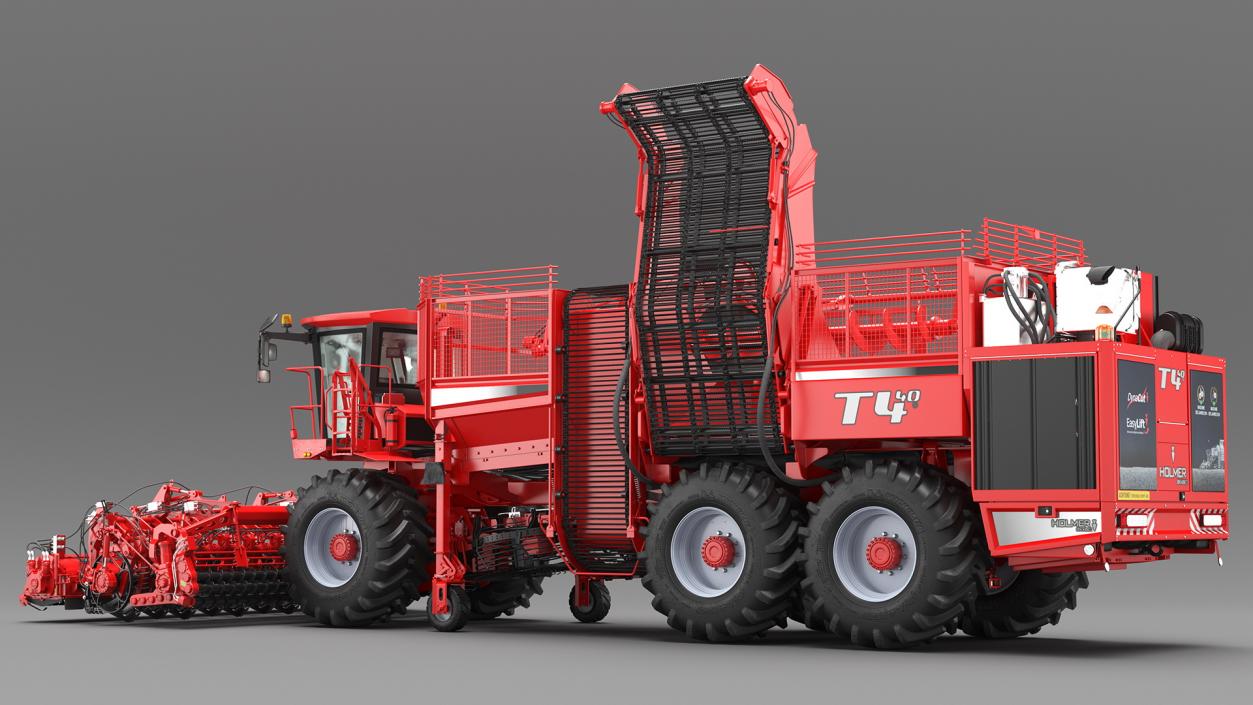 Beet Harvester HOLMER Terra Dos T4-30 Rigged 3D model