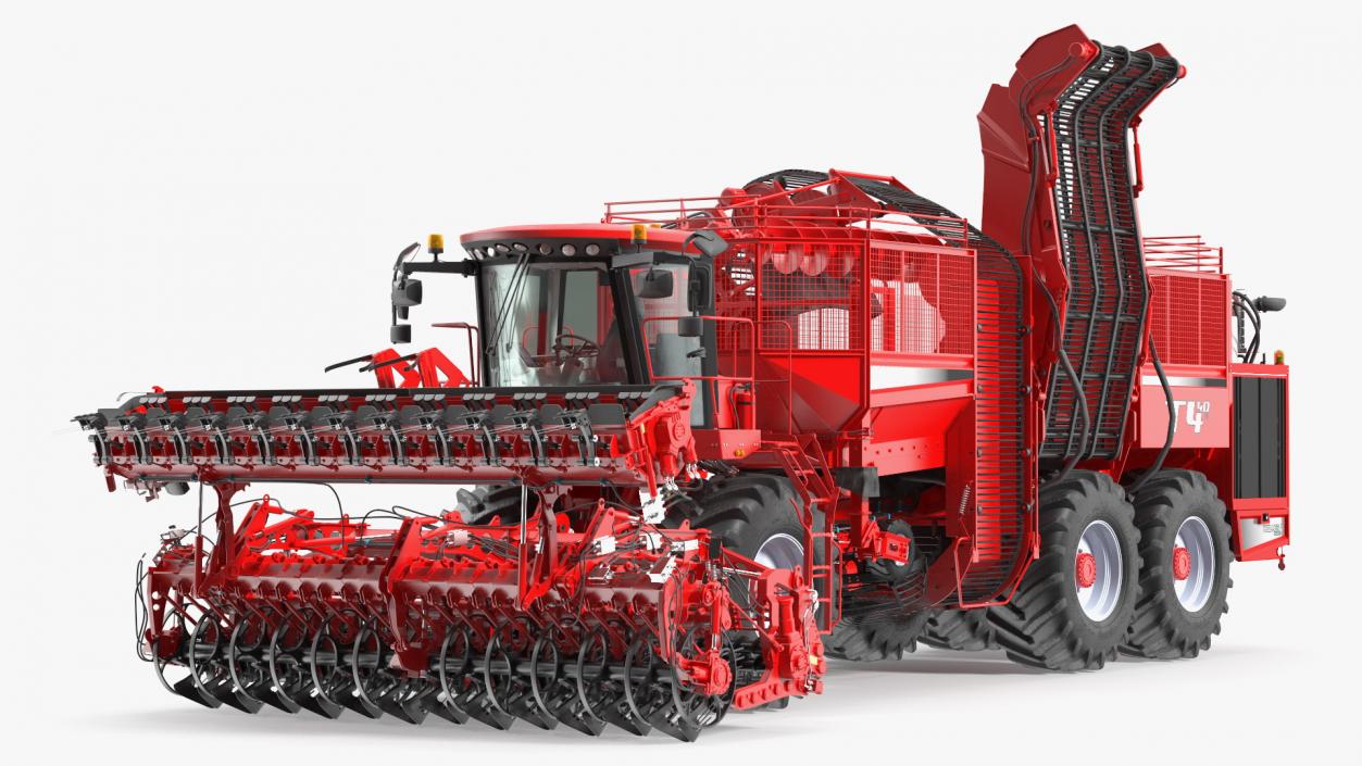 Beet Harvester HOLMER Terra Dos T4-30 Rigged 3D model