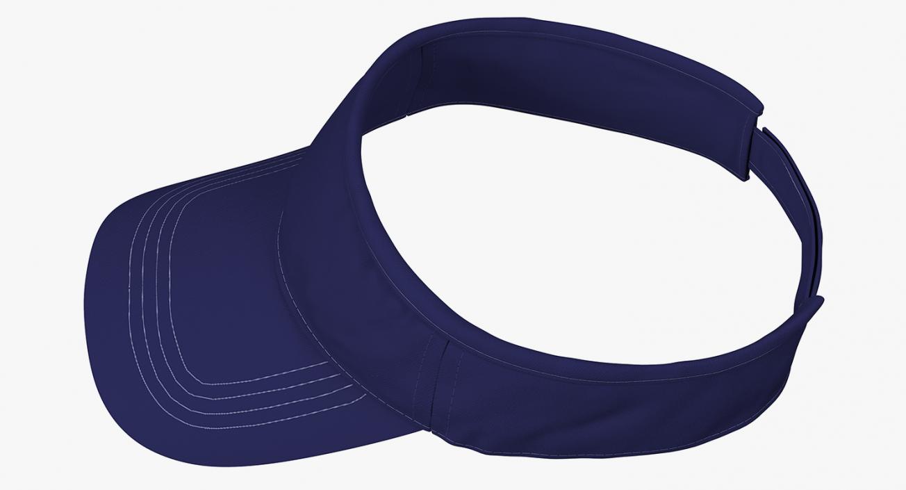 Sunvisor Cap Blue 3D