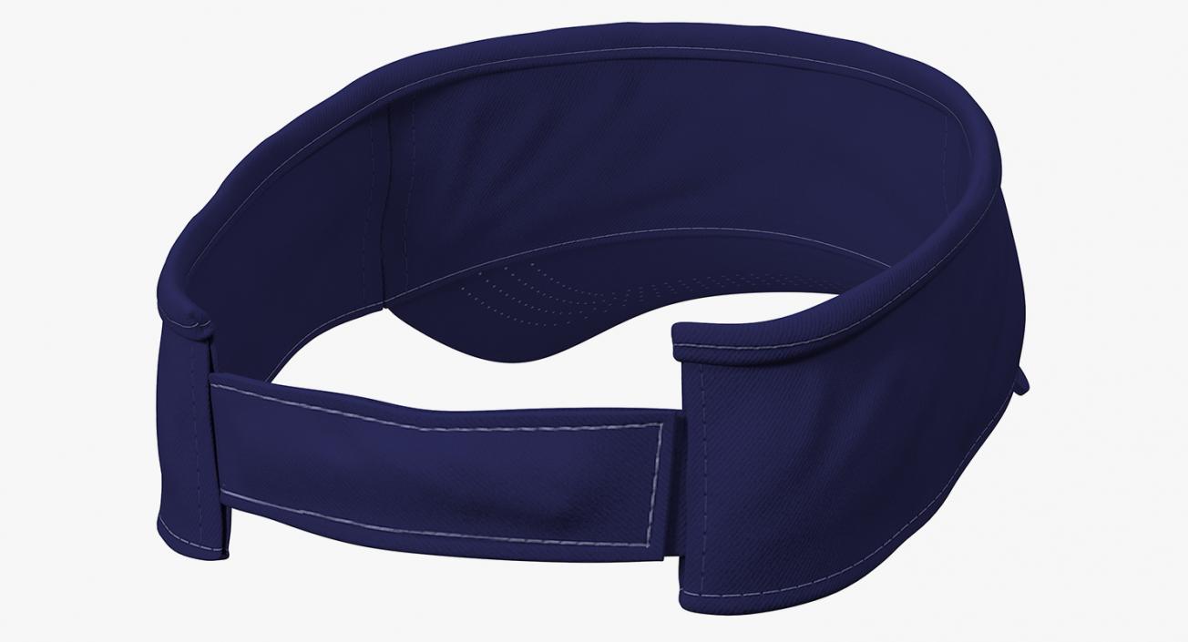 Sunvisor Cap Blue 3D