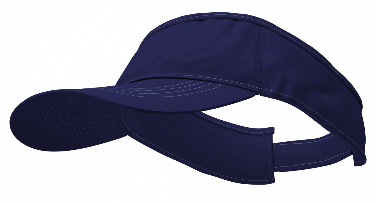 Sunvisor Cap Blue 3D