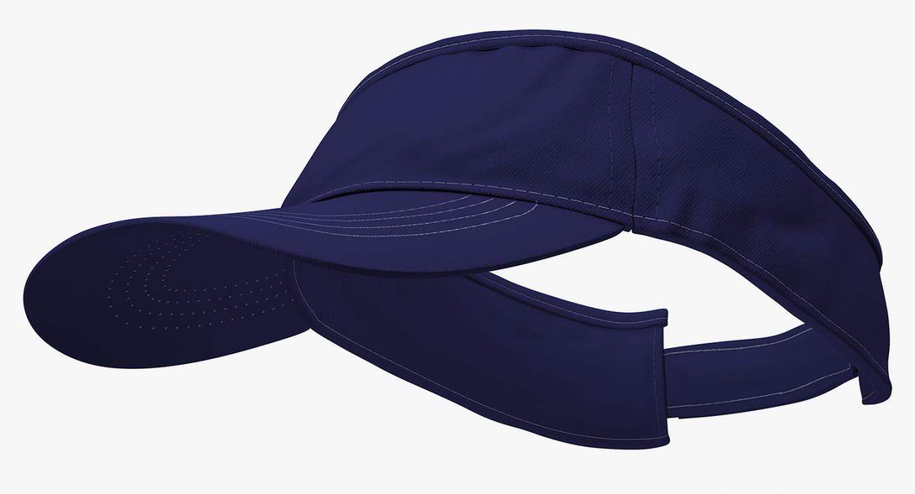 Sunvisor Cap Blue 3D