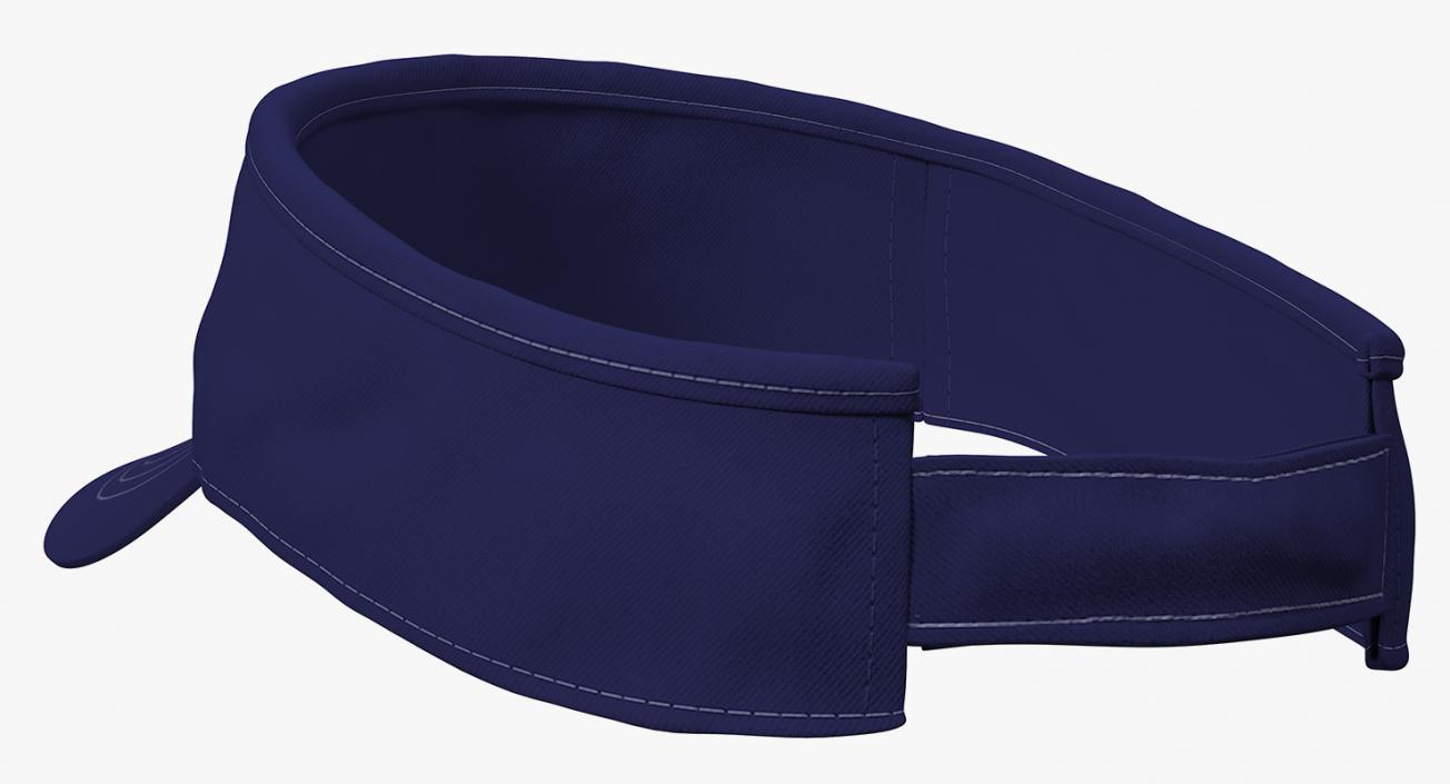 Sunvisor Cap Blue 3D