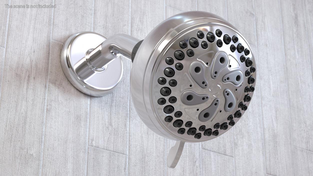 3D Wall Shower Head