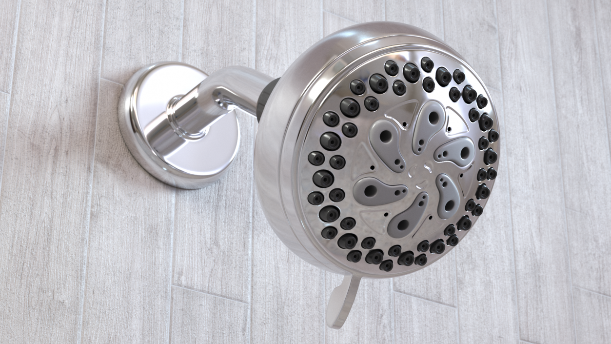 3D Wall Shower Head