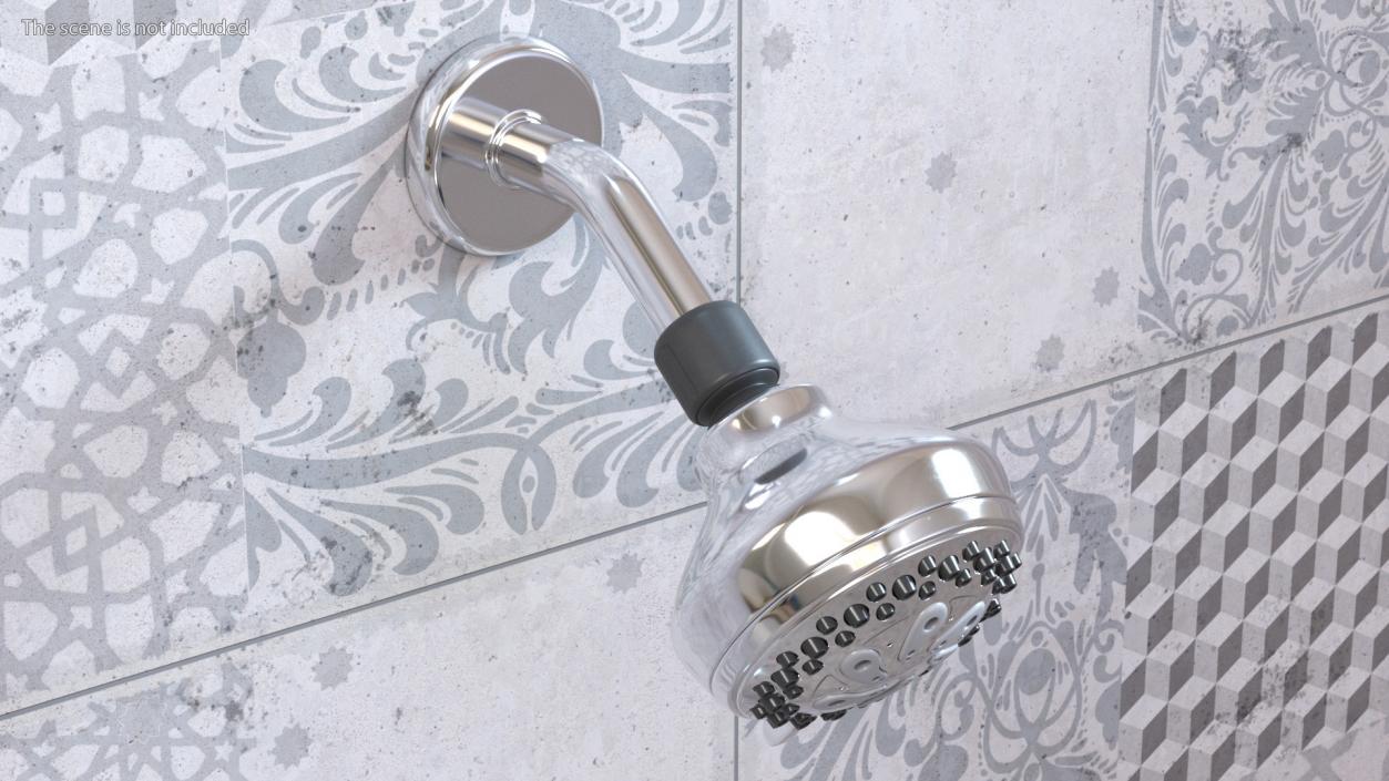 3D Wall Shower Head