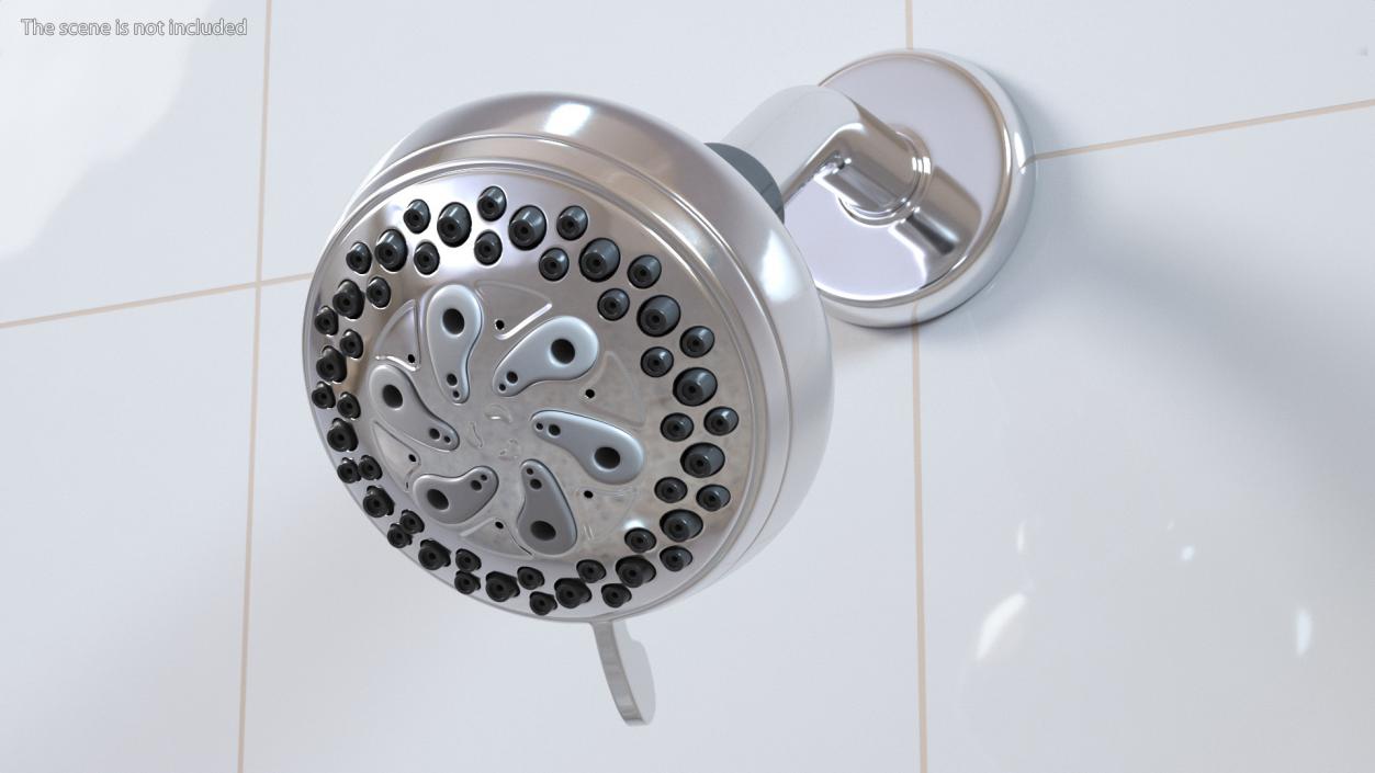 3D Wall Shower Head