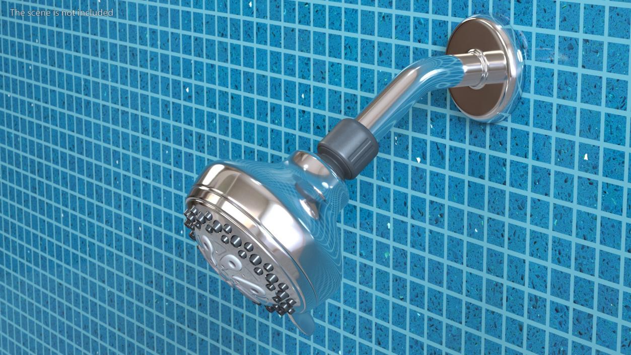 3D Wall Shower Head