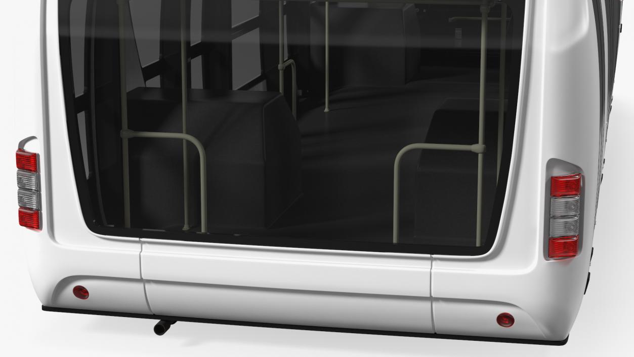 Airside Passenger Bus Simple Interior 3D