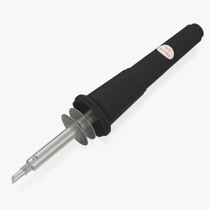 Soldering Iron Wood Burning Pen Black 3D