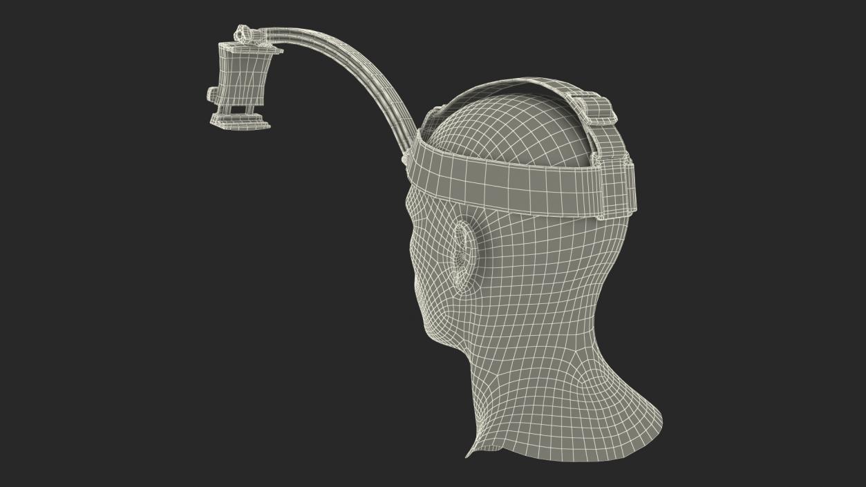 Outdoor Head Band Holder 3D model