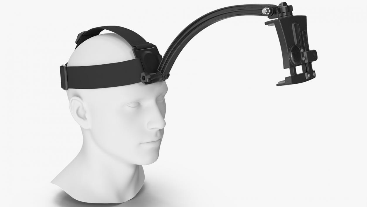 Outdoor Head Band Holder 3D model