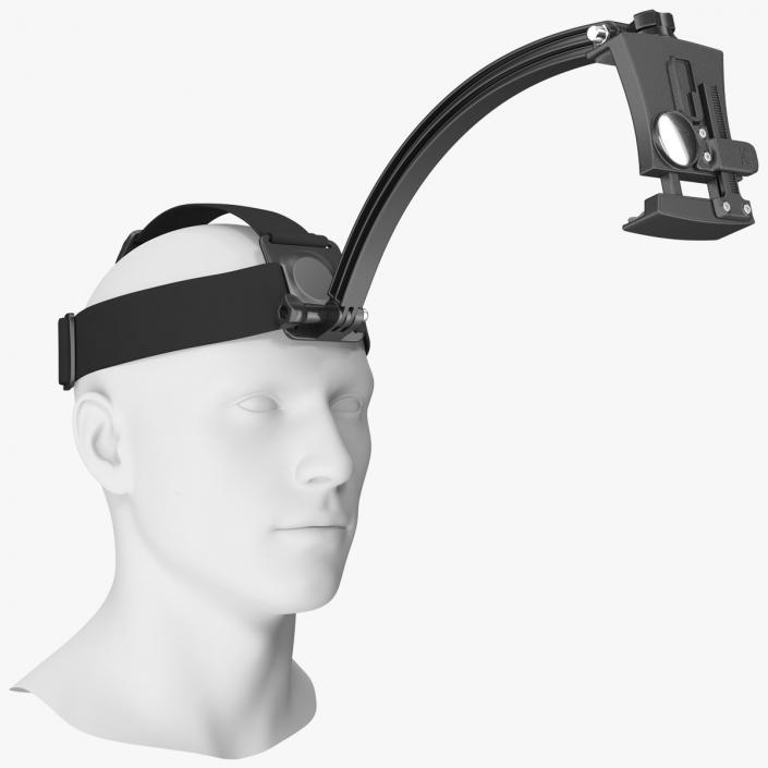 Outdoor Head Band Holder 3D model