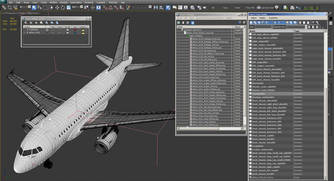 Airbus A318 Generic 3D model