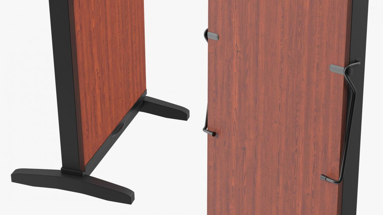 Trouser Press Brown Wood Trim 3D model