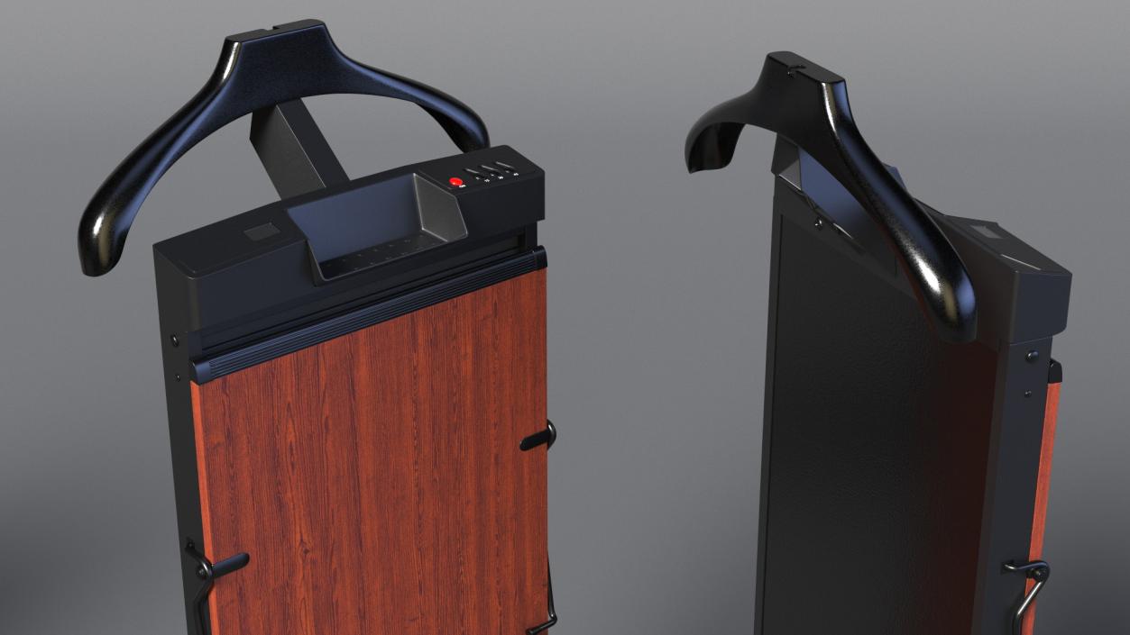 Trouser Press Brown Wood Trim 3D model