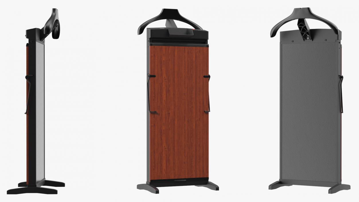 Trouser Press Brown Wood Trim 3D model