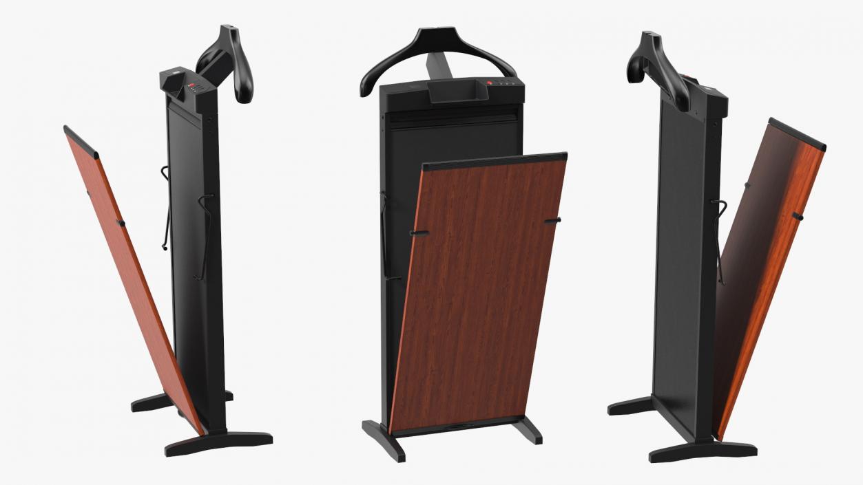 Trouser Press Brown Wood Trim 3D model