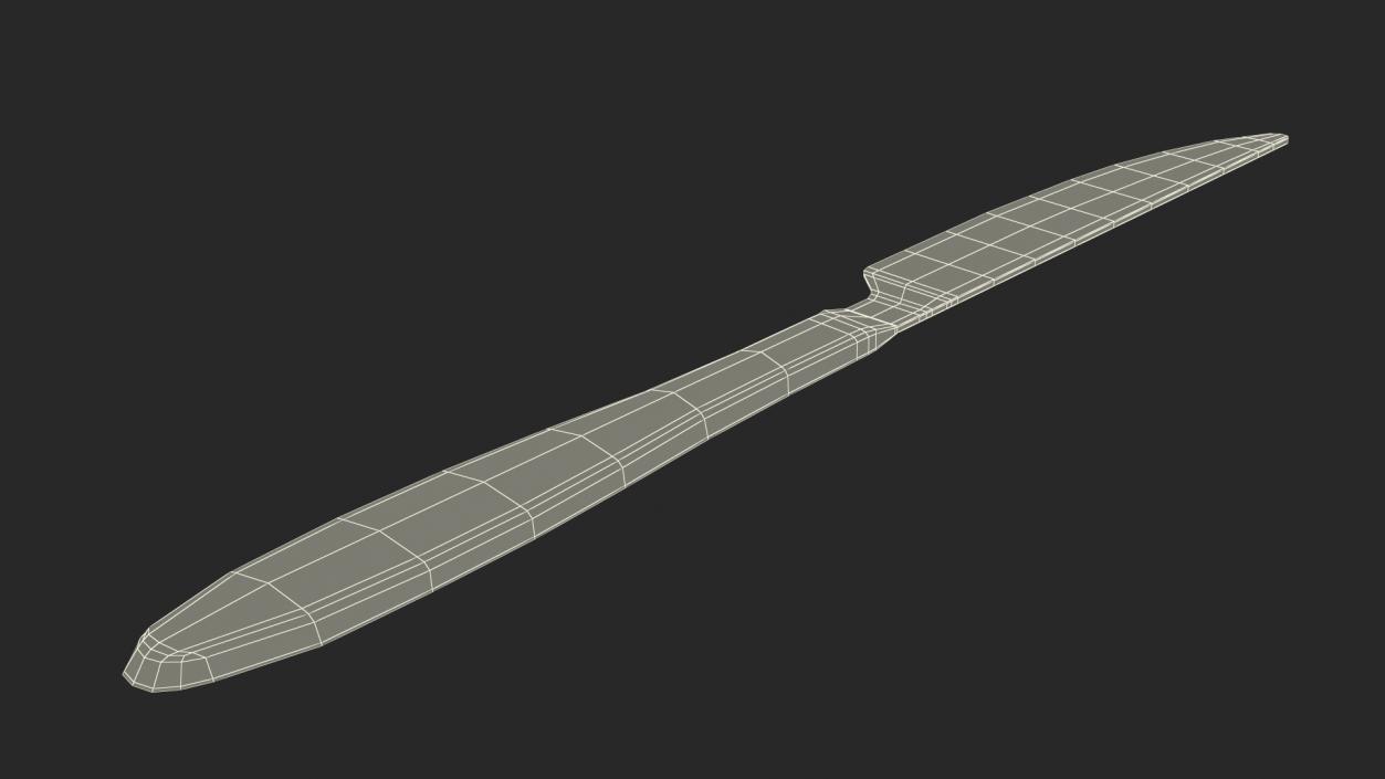 Silver Knife 2 3D model