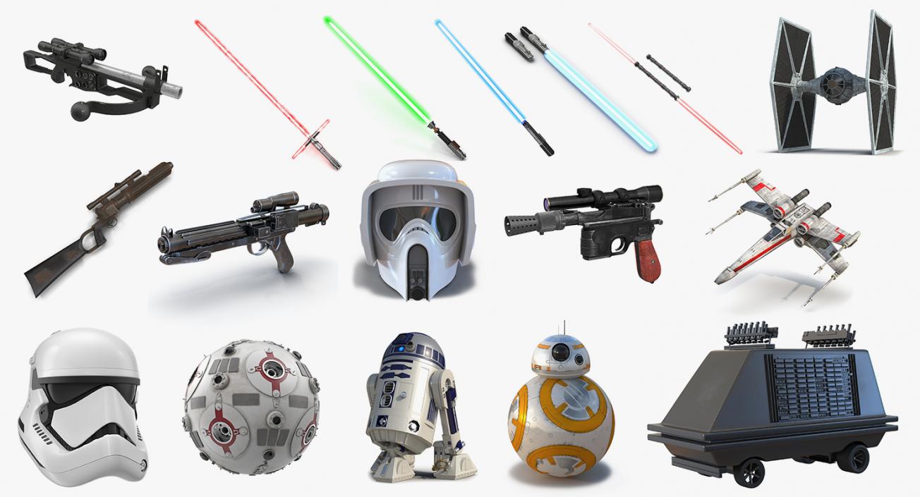 Star Wars 3D Models Collection 2 3D