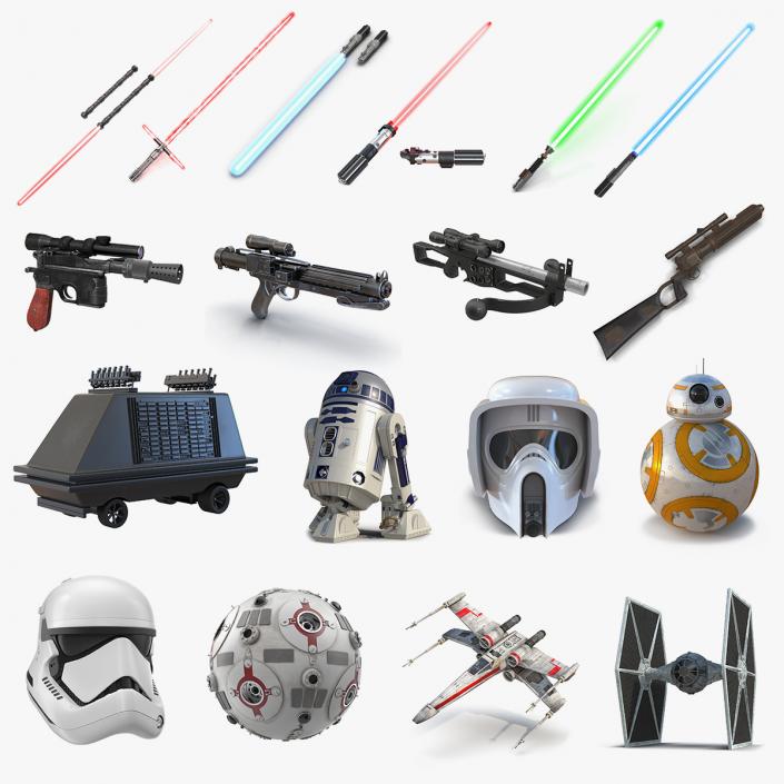 Star Wars 3D Models Collection 2 3D