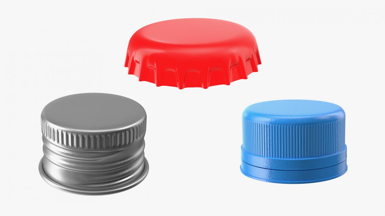 Bottle Caps Collection 3 3D model