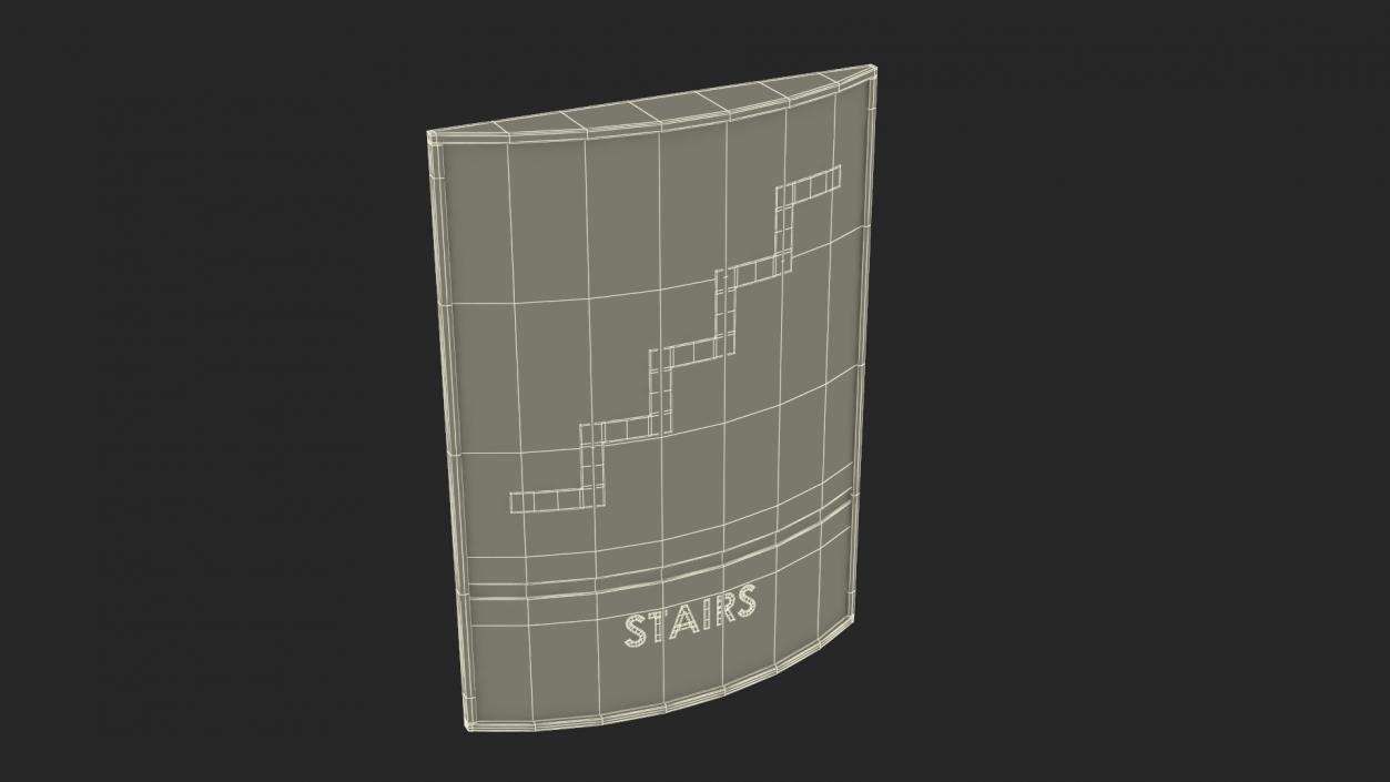 3D model Stairs Compliance Sign(1)