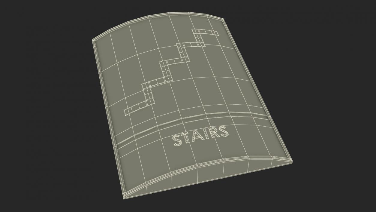 3D model Stairs Compliance Sign(1)