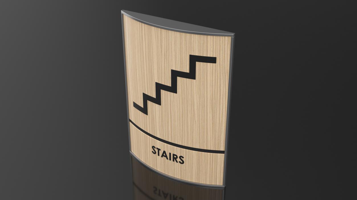 3D model Stairs Compliance Sign(1)