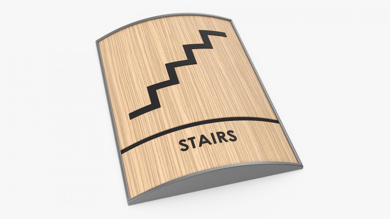 3D model Stairs Compliance Sign(1)