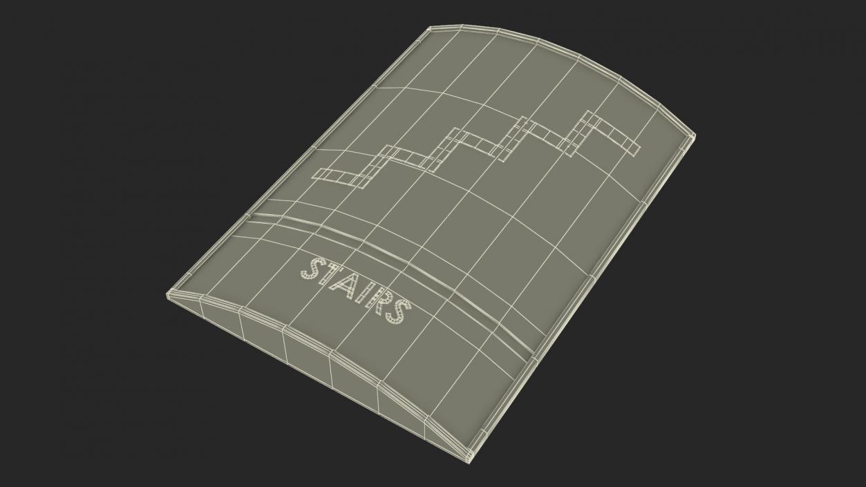 3D model Stairs Compliance Sign(1)