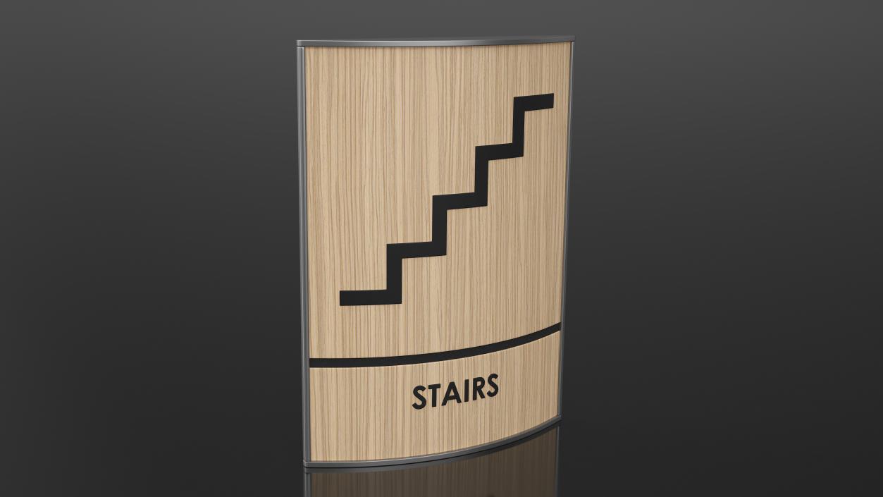 3D model Stairs Compliance Sign(1)