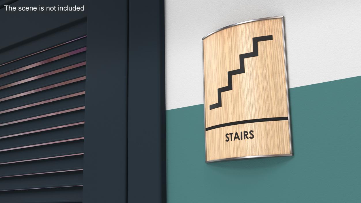 3D model Stairs Compliance Sign(1)