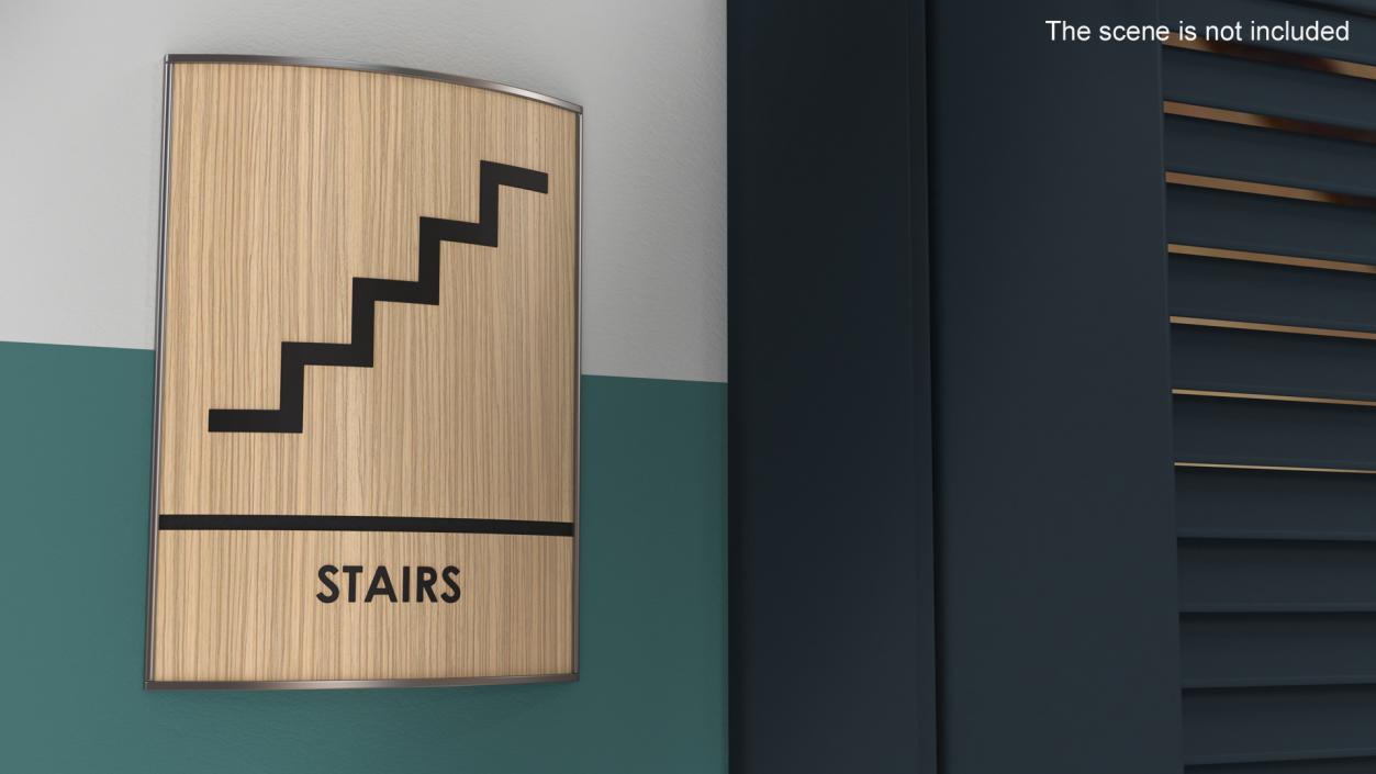 3D model Stairs Compliance Sign(1)