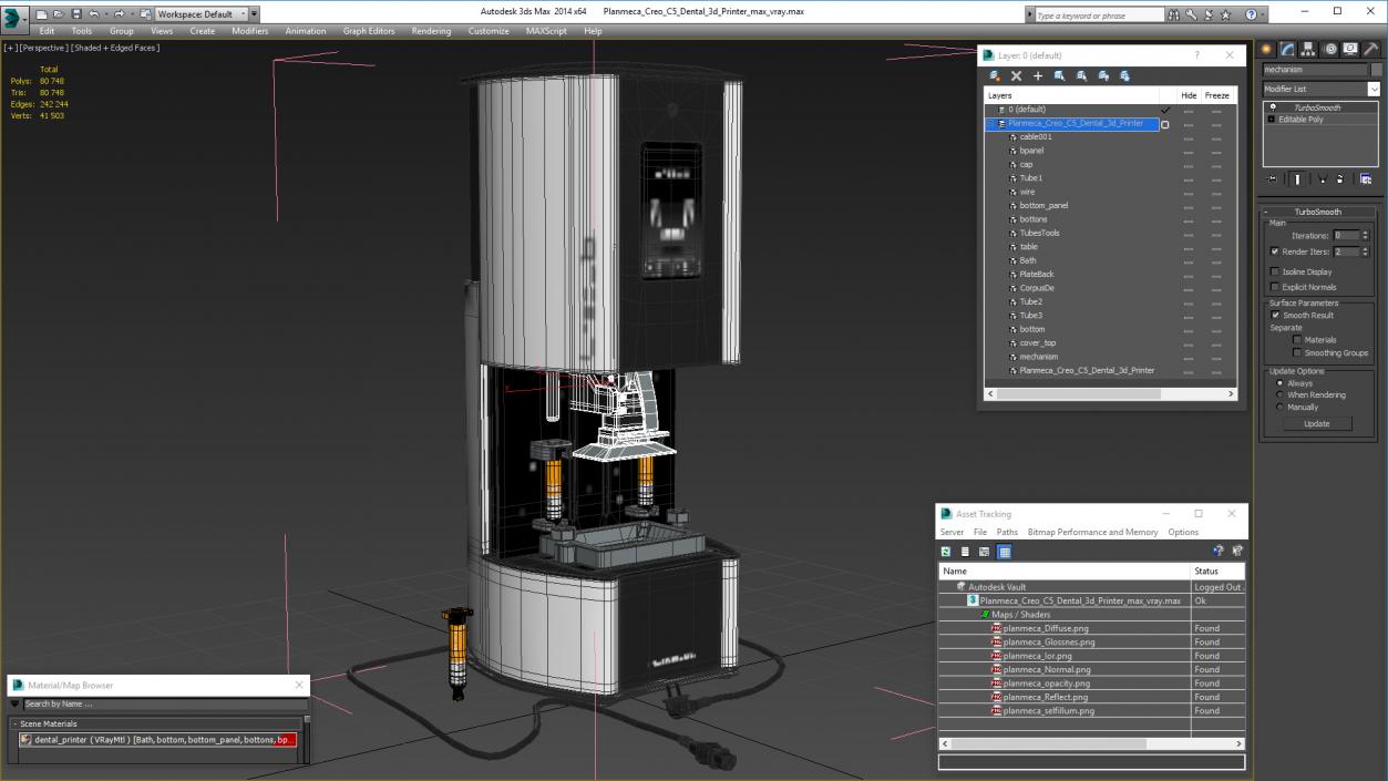 Planmeca Creo C5 Dental 3d Printer 3D model