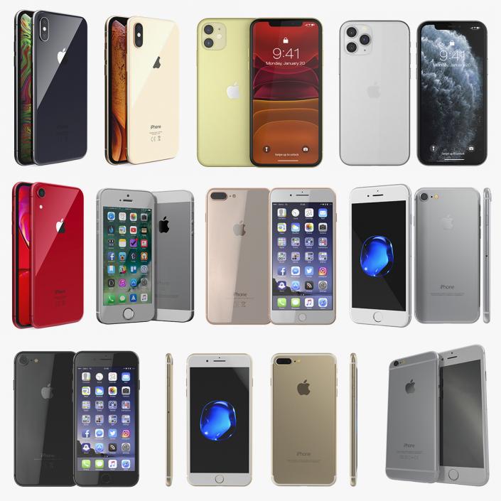 IPhone Collection 3 3D model