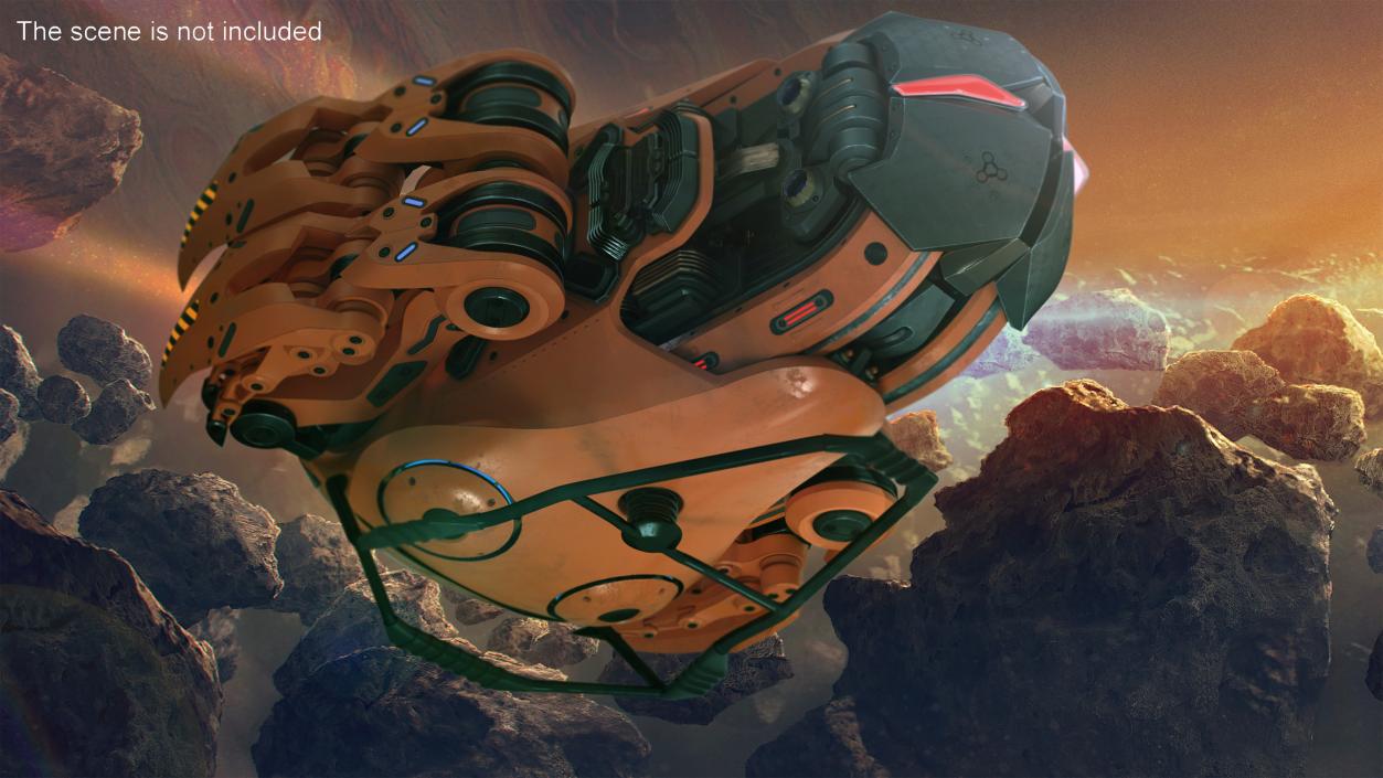 3D model Sci Fi Flying Loader