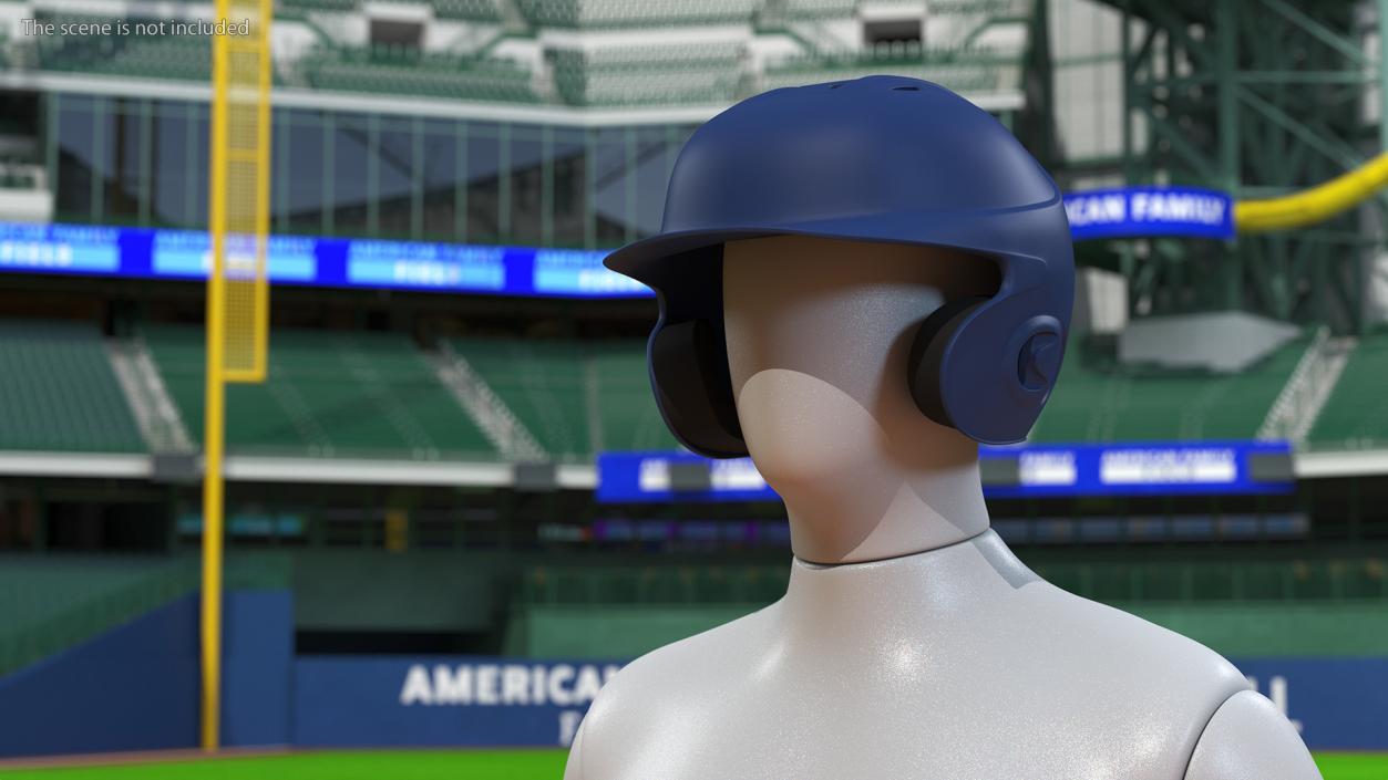 3D model Baseball Batting Helmet 2