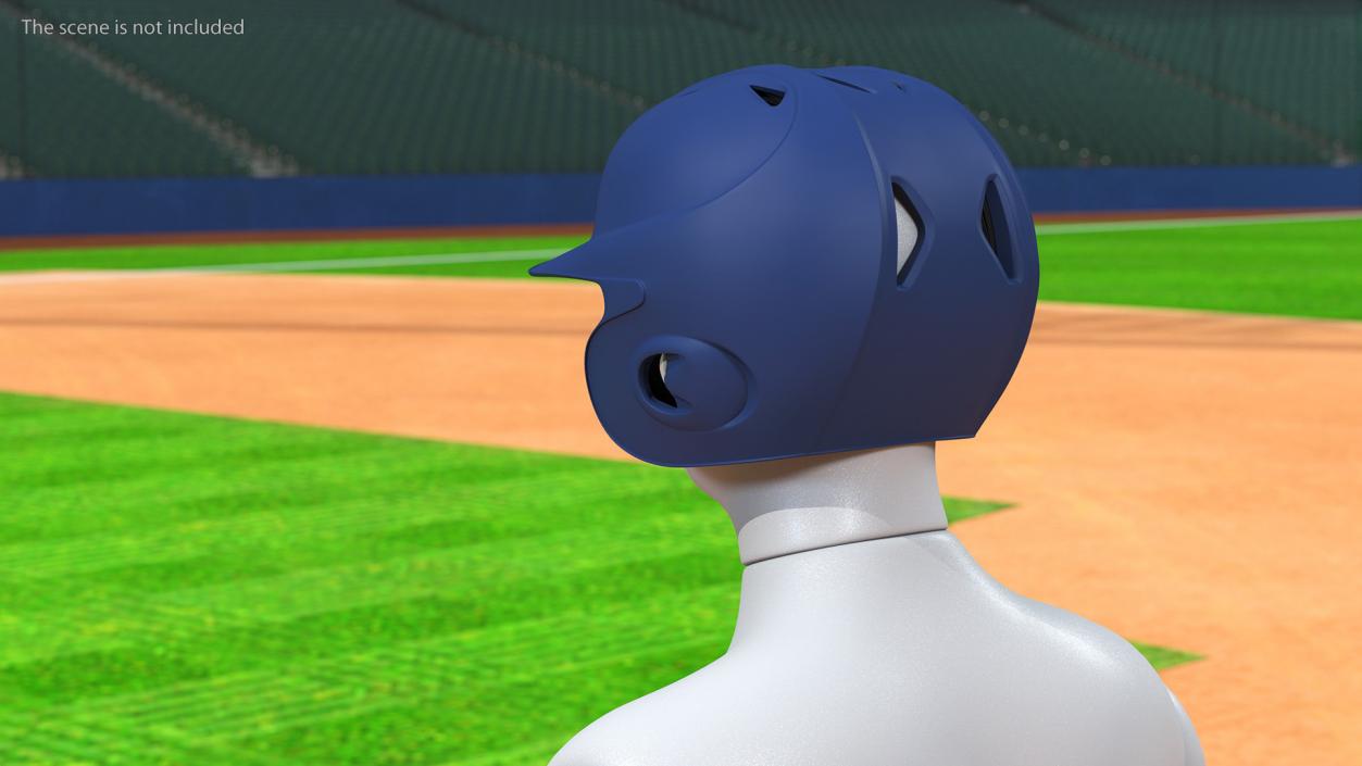 3D model Baseball Batting Helmet 2