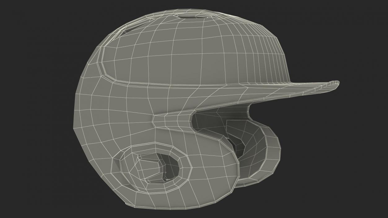 3D model Baseball Batting Helmet 2